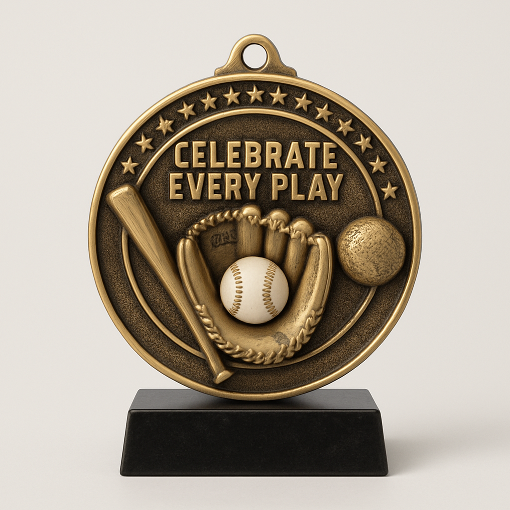 Celebrate Every Play with Our Baseball, Softball, and T-Ball Medals