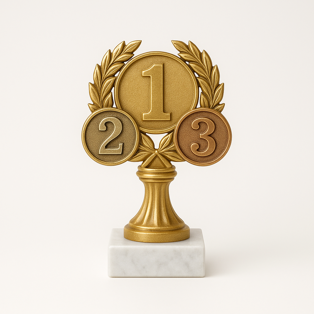 Celebrate Your Achievements with Custom 1st, 2nd, and 3rd Awards Medals