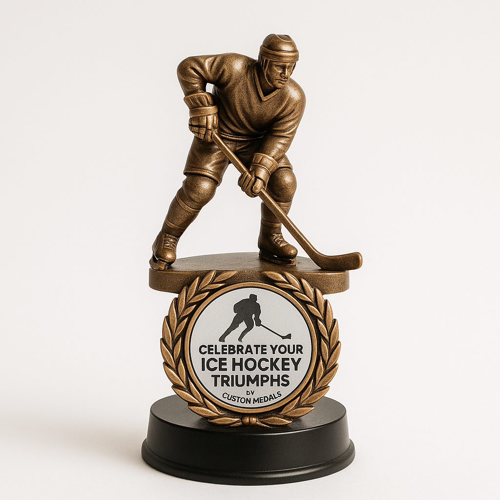 Celebrate Your Ice Hockey Triumphs with Custom Medals