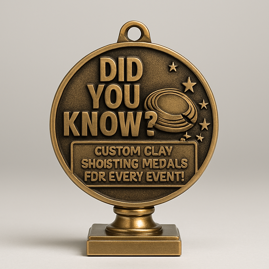 Did You Know? Custom Clay Shooting Medals for Every Event!