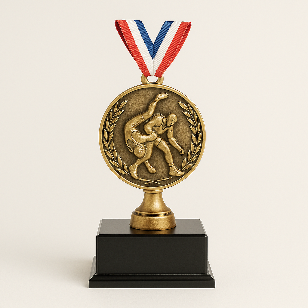 Celebrate Your Victory with Custom Wrestling Medals
